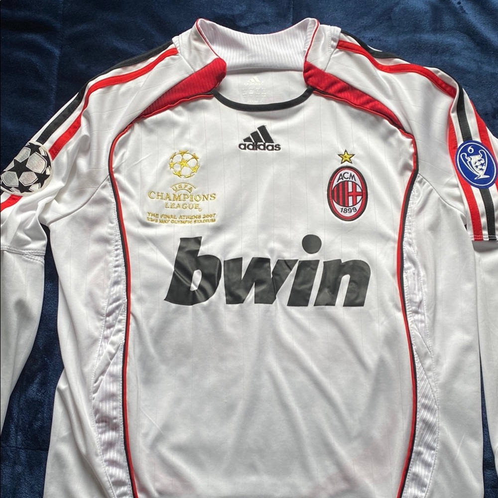 Adidas AC Milan Kaka champions league final jersey vintage